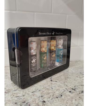 Beverly Hills Polo Club Men's 4-Cologne Gift Set with Deluxe Tin Gift Box - Buy Online on GoSupps.com