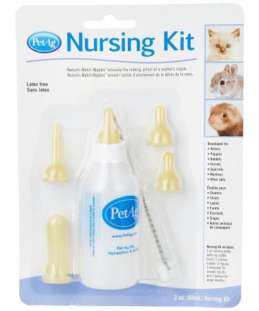 Pet-Ag Nursing Kit 2oz Bottle (Carded) black