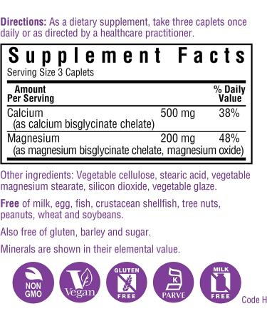 Bluebonnet Nutrition Calcium Magnesium Chelated 120 Caplets - Optimal Bone Health Supplement - Buy Online on GoSupps.com