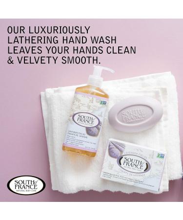 South of France Lavender Fields Hand Wash | Moisturizing Liquid Soap with Mediterranean Sea Algae | 8 oz Pump Bottle 3 Pack - 24 fl oz Total - Buy Online on GoSupps.com
