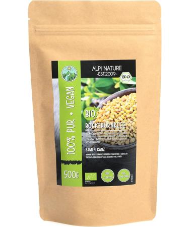 Certified Organic 500g Fenugreek Seeds - 100% Natural and Additive-Free - Buy Online on GoSupps.com