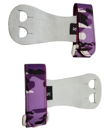 PUSH Athletic Gymnastics Youth Hand Grips Purple Camo X-Large