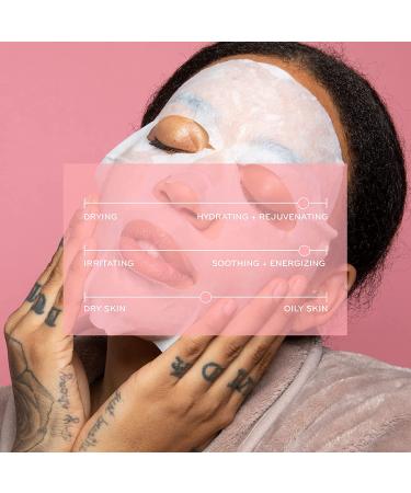 PurLisse Watermelon Energizing Sheet Mask - 6 Pack | Hydrating & Revitalizing Skincare - Buy Online on GoSupps.com