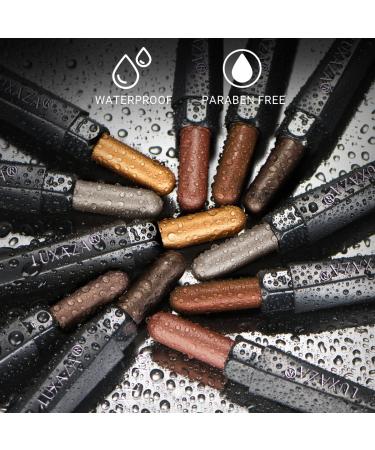 LUXAZA Brown Eyeshadow & Eyeliner Pen Set - Waterproof Cream Crayon, Long Lasting, 6PCS Brown Sugar - Buy Online on GoSupps.com