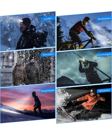 SPGOOD LED Beanie Hat | Illuminated Warm Winter Cap for Men | Perfect Gift for Fishing Jogging Camping & Run - Fluorescent Green - Buy Online on GoSupps.com