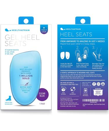 Heel That Pain Gel Plantar Fasciitis Insoles | Heel Seats Foot Orthotic Inserts for Heel Pain Relief | Large Soft Gel | Pack of 1 - Buy Online on GoSupps.com