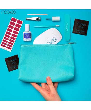  NOOVES NOOVES - 20 Pieces Glitter Gel Nail Polish + UV/LED Curing Lamp Premium Semi-Cured Gel Nails Gel Stickers with 1 Nail File - Buy Online on GoSupps.com