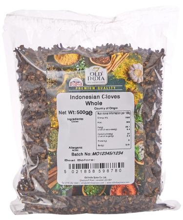 Old India Indonesian Cloves Whole 500g 500 g (Pack of 1)