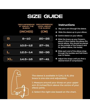 Ionocore Copper Compression Tennis & Golf Elbow Support System - Large Size 12.5-14 Inches - Buy Online on GoSupps.com
