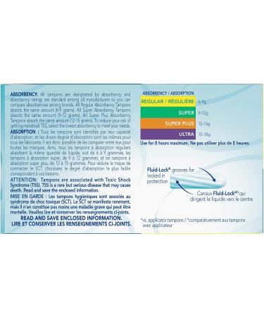o.b. Original Non-Applicator Tampons - Regular, Super, & Super Plus Absorbancies - 40 Count - Buy Online on GoSupps.com