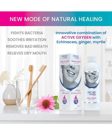 Oroxide Sensitive Solution - 250ml Oral Hygiene for Sensitive Gums Infections & Bleeding | Daily Disinfection - Buy Online on GoSupps.com
