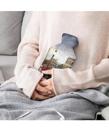 City Street Hot Water Bottle with Plush Cover - Hand Warmer for Adults & Kids | 26.5x15.3cm - International Shipping - Buy Online on GoSupps.com