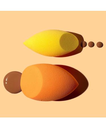 Real Techniques Miracle Complexion Sponge + Concealer Sponge Duo Makeup Blending Sponges For Foundation & Concealer Offers Light To Medium Coverage Natural Dewy Makeup Latex-Free Foam 2 Count 2 count (Pack of 4) Miracle Complexion Sponge and Concealer Spo - Buy Online on GoSupps.com