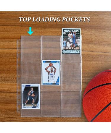 576-Pocket Double-Sided Trading Card Sleeves - 32 Pack | Fits 3 Ring Binder | 9 Pocket Page Protector for Sports, Game, and Business Cards - Buy Online on GoSupps.com