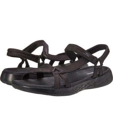 Skechers Women's On-The-Go 600-Brilliancy Sport Sandal 8 Black - Comfort and Style - Buy Online on GoSupps.com