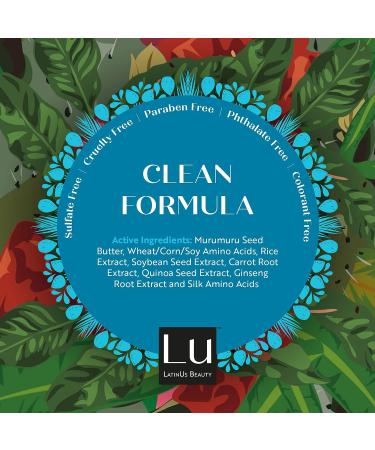 Latinus Beauty Control Anti-Frizz Vegan Keratin Hair Collection - Travel Size Set with Murumuru Butter for All Hair Types - 1oz Shampoo, Conditioner, Styling Cream - Buy Online on GoSupps.com