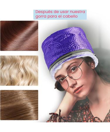 Ulable Violet Purple Cap for Hair Care | Heat Treatment & Electric Hair Therapy - Shop Internationally - Buy Online on GoSupps.com