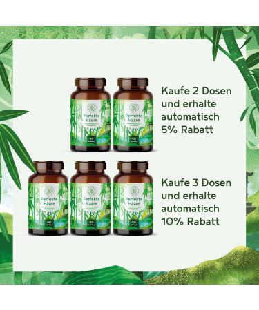 Perfect Hair Vitamins - High Dose Biotin Keratin & B Vitamins for Hair Skin & Nails - 90 Capsules from Germany - International Shipping - Buy Online on GoSupps.com