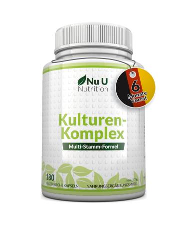 Cultures complex probiotics intestinal renovation - 180 capsules - high -dose bacteria cultures with lactobacillus acidophilus & bifidobacterium - vegetarian multi -tribes - 6 months stock - Buy Online on GoSupps.com