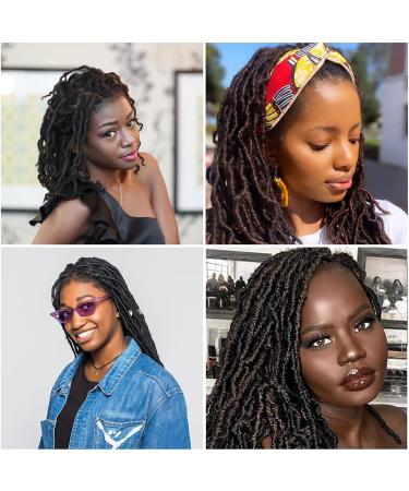 Aomig 21 PCs 18 Inch Synthetic Earthworm Fake Hair Extensions - Goddess Gypsy Braids Passion Twists for Cosplay & Masquerade Parties - Black - Buy Online on GoSupps.com