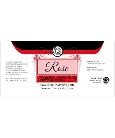 Rose Essential Oil - 8oz Bottle for Skin and Aromatherapy - Buy Online on GoSupps.com