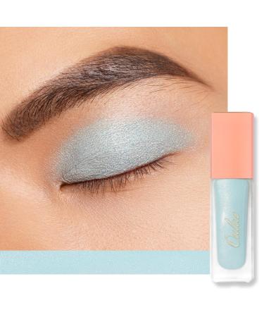 Oulac Liquid Eyeshadow Satin Finish - Multi-Use Blue Eyeshadow Primer & Eyeshadow Base | Blendable Smooth Eye Make-up Crease-Resistant Non-Greasy Vegan Cruelty-Free Freshwater (SA05)