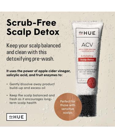 dpHUE ACV Exfoliating Scalp Detox - 4 oz | Reduce Shedding Promote Healthy Hair Growth | Salicylic Acid & Niacinamide | Vegan & Color Safe - Buy Online on GoSupps.com