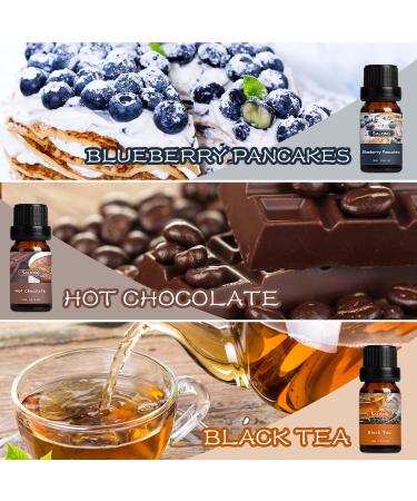 SALKING Coffee Shop Fragrance Oils Set - Scented Oils Gift Set for Soap & Candle Making - Blueberry Pancakes, Coffee, Hot Chocolate, French Vanilla, Black Tea - Caf Latte Aromatherapy - Buy Online on GoSupps.com