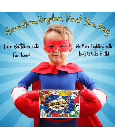 Organic Bath Bombs for Kids with Superhero Toy Inside - Gentle Bubble Bath Fizzies - Birthday Gift for Girls and Boys - Buy Online on GoSupps.com