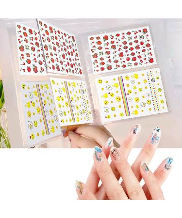 Nail Sticker Storage Book - 144 Slot Organizer Album for Nail Art Decals - Display and Collect Your Stickers with Ease - Buy Online on GoSupps.com