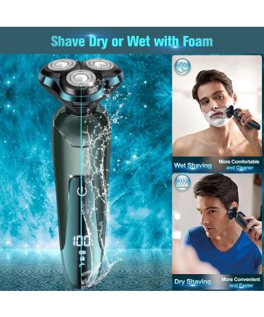 2024 Upgraded Electric Razor for Men - Cordless 3D Rotary Shaver Waterproof & Rechargeable | Perfect Gift for Husband Dad Boyfriend - Buy Online on GoSupps.com