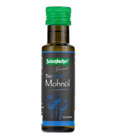Seitenbacher Gourmet Organic Poppy Seed Oil I cold pressed I 1 pressing I native I pack of 4 (4 x 100 ml)