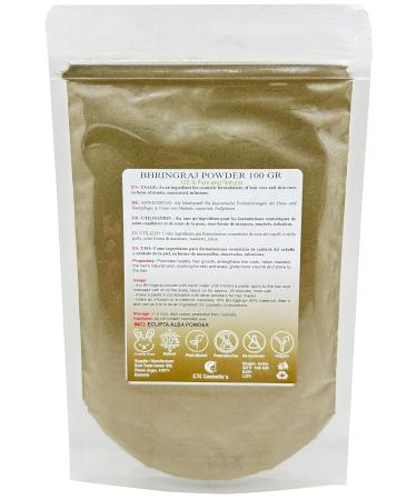Bhringraj Powder - 100% Pure Eclipta Alba for Hair Loss Gray Hair & Skin Health | 100G Organic Herbal Remedy - Buy Online on GoSupps.com