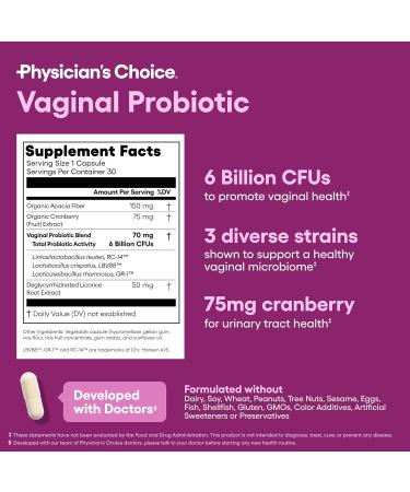 Physician's CHOICE Feminine Power Duo Bundle - Vaginal Probiotic + Womens Probiotic Bundle - Buy Online on GoSupps.com