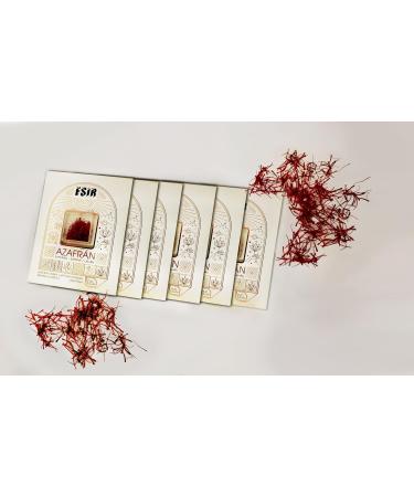 Esir Saffron Pushal Saffron Yarn 100% Pure & Natural | Saffron Pistils | All Authentic Saffron Red |0.5 g - Pack of 6| - Buy Online on GoSupps.com