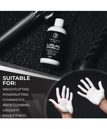 TRAINIX FITNESS Liquid Chalk for Weightlifting, Gymnastics, Climbing - Premium Hand Chalk for Improved Grip and Performance - Buy Online on GoSupps.com