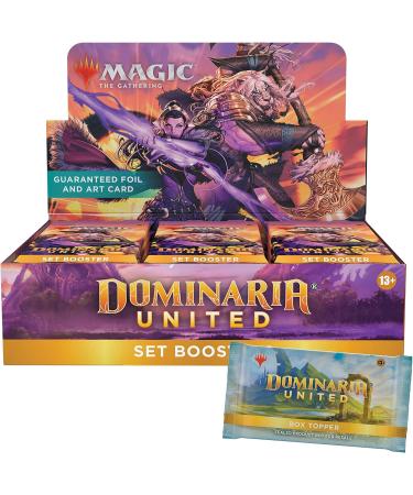 Magic The Gathering Dominaria United Set Booster Box | 30 Packs + Box Topper Card - Buy Online on GoSupps.com