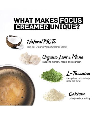 French Vanilla Keto Focus Creamer | Organic, Non-Dairy, Sugar-Free Nootropic Coffee Creamer - Buy Online on GoSupps.com