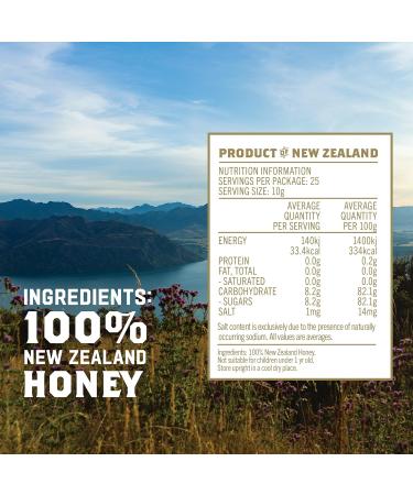 Taylor Pass Honey Co. Multifloral Manuka Honey MGO50+ | Sustainable New Zealand Honey | (Manuka MGO50+) (250g) - Buy Online on GoSupps.com