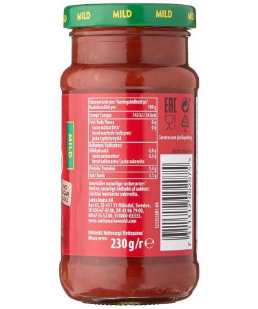 Santa Maria Taco Sauce Tex Mex Mild - 230g | Authentic Flavor for Tacos | International Shipping Available - Buy Online on GoSupps.com