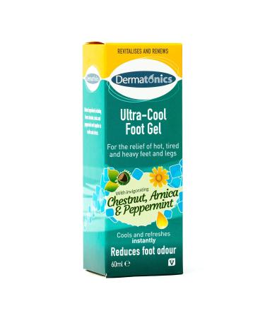 Buy Dermatonics Ultra Cool Foot Gel 60ml - Relieve Hot Legs & Feet | International Shipping Available - Buy Online on GoSupps.com