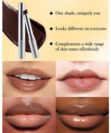 LYSdefeu Lip Balm Tinted Lip Balm 2 Pack Black Hydrating Honey Lipstick Natural Tinted Lip Balm Long Lasting Moisturizing Lip Care for Repairing Dry Lips - Buy Online on GoSupps.com