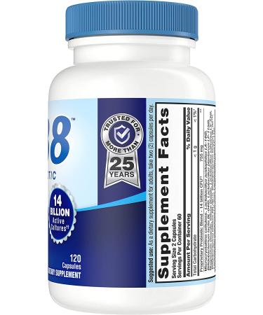Nutrition Now PB 8 Probiotic Acidophilus - 120 Count x 3 Pack | Digestive Health Support - Buy Online on GoSupps.com