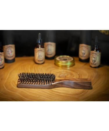 Death Grip Beard Brush and Comb - Wooden Grooming Tool for Beards & Hair - Buy Online on GoSupps.com
