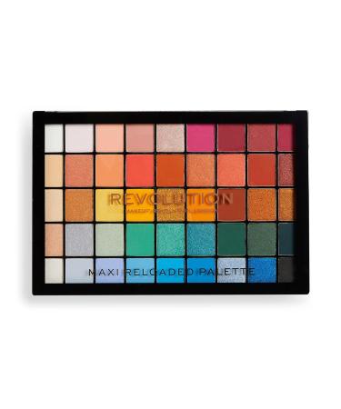 Makeup Revolution Maxi Reloaded Eyeshadow Palette - Big Shot 45 Shades Multicolor 60.8g | Shop Internationally - Buy Online on GoSupps.com
