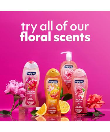 Softsoap Honeysuckle & Orange Burst Body Wash 20oz 4 Pack - Sweet Honeysuckle & Orange Scent - 80oz Total - Buy Online on GoSupps.com