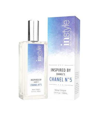 Instyle Fragrances | Inspired by Chanel's Chanel No. 5 | Women s Eau de Toilette | Vegan Paraben Free | Never Tested on Animals | 3.4 Fluid Ounces