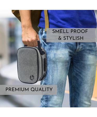 Smell Proof Odorless Bag with Combination Lock - Stash Box & Medicine Container - Buy Online on GoSupps.com
