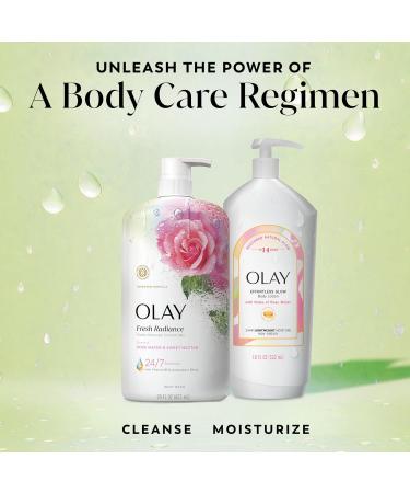 Olay Body Wash for Women Fresh Radiance 24/7 Skin-Loving Freshness Visibly Radiant Plant Based Cleansers Vitamin B3 & Antioxidant Blend All Skin Types Rose Water & Sweet Nectar Scent 29 fl oz - Buy Online on GoSupps.com