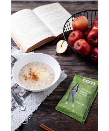 BAM Oatmeal Apple Pie Protein Porridge Healthy Breakfast Snack 1 x 60g Bag - Buy Online on GoSupps.com